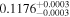 ${0.1176}_{-0.0003}^{+0.0003}$