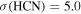 $\sigma (\mathrm{HCN})=5.0$