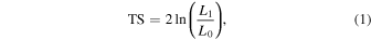 Equation (1)