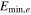 ${E}_{\min ,e}$