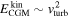${E}_{\mathrm{CGM}}^{\mathrm{kin}}\sim {v}_{\mathrm{turb}}^{2}$