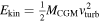 ${E}_{\mathrm{kin}}=\tfrac{1}{2}{M}_{\mathrm{CGM}}{v}_{\mathrm{turb}}^{2}$