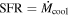 $\mathrm{SFR}={\dot{M}}_{\mathrm{cool}}$