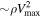 $\sim \rho {V}_{\max }^{2}$