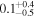 ${0.1}_{-0.5}^{+0.4}$