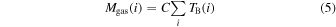 Equation (5)