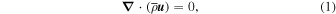 Equation (1)