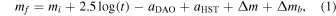 Equation (1)
