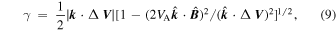 Equation (9)
