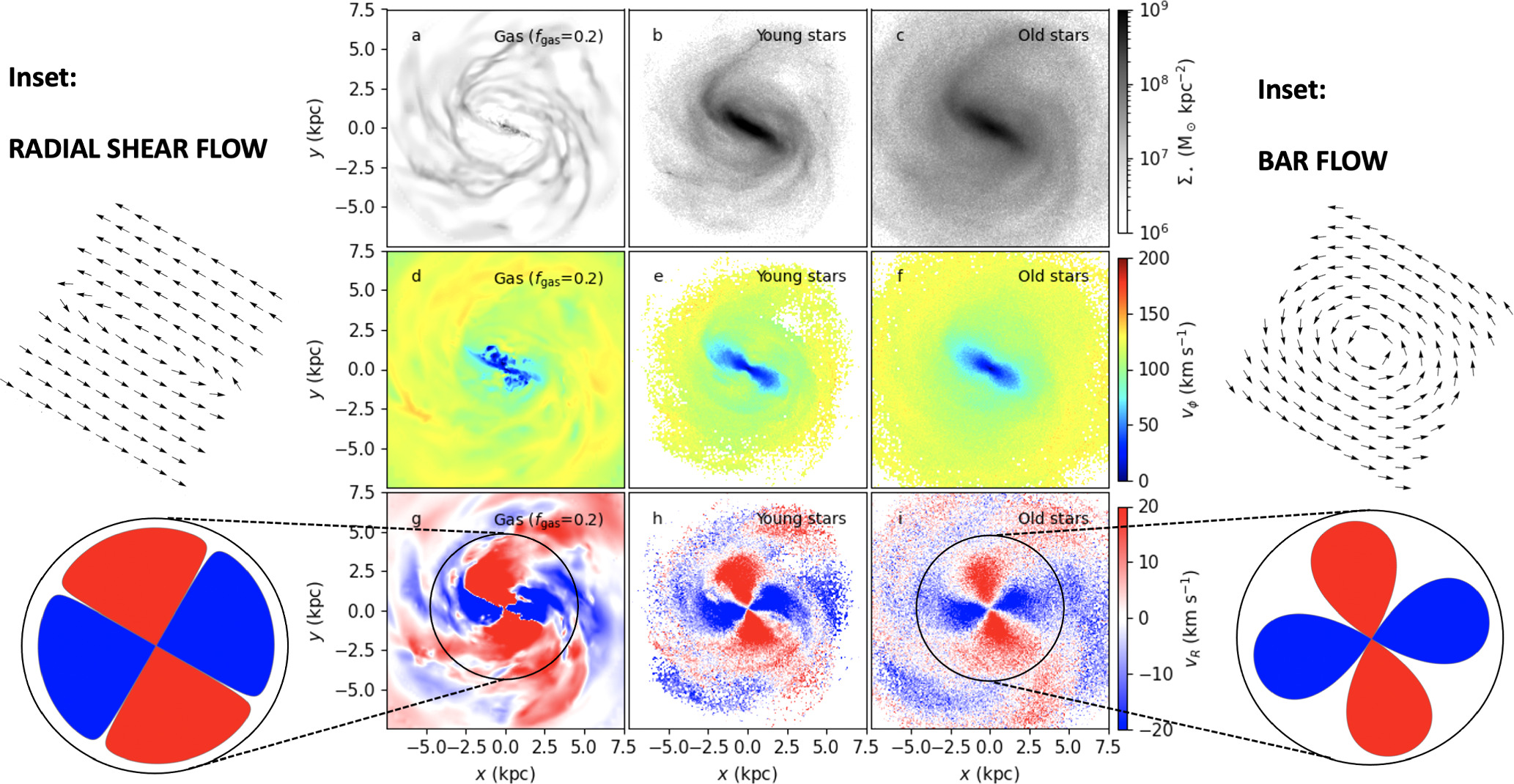 Turbulent Gas-rich Disks at High Redshift: Bars and Bulges in a Radial ...