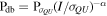 ${{\rm{P}}}_{\mathrm{db}}={{\rm{P}}}_{{\sigma }_{{QU}}}{\left(I/{\sigma }_{{QU}}\right)}^{-\alpha }$