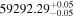 ${59292.29}_{-0.05}^{+0.05}$