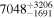 ${7048}_{-1691}^{+3206}$