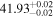 ${41.93}_{-0.02}^{+0.02}$