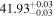 ${41.93}_{-0.03}^{+0.03}$