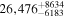 $26,{476}_{-6183}^{+8634}$