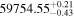 ${59754.55}_{-0.43}^{+0.21}$