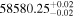 ${58580.25}_{-0.02}^{+0.02}$