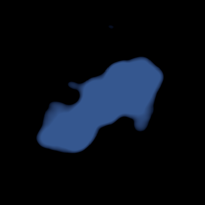 Smoothed Chandra X-ray image (colored pale blue-grey) of 3C 220.3