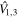 ${\hat{V}}_{1,3}$