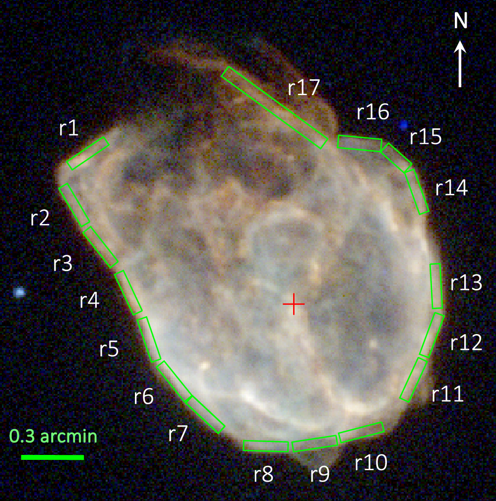 Measurement of the Forward Shock Velocities of the Supernova