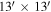 $1{3}^{{\prime} }\times 1{3}^{{\prime} }$