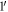 ${1}^{{\prime} }$
