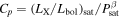 ${C}_{p}={\left({L}_{{\rm{X}}}/{L}_{{\rm{bol}}}\right)}_{{\rm{sat}}}/{P}_{{\rm{sat}}}^{\beta }$