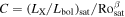$C={\left({L}_{{\rm{X}}}/{L}_{{\rm{bol}}}\right)}_{{\rm{sat}}}/{{\rm{Ro}}}_{{\rm{sat}}}^{\beta }$