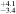 ${}_{-3.4}^{+4.1}$