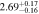 $2.6{9}_{-0.16}^{+0.17}$