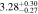 $3.2{8}_{-0.27}^{+0.30}$