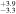 ${}_{-3.3}^{+3.9}$