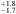 ${}_{-1.7}^{+1.8}$