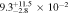 $9.{3}_{-2.8}^{+11.5}\times 1{0}^{-2}$