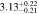 $3.1{3}_{-0.21}^{+0.22}$