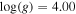${\mathrm{log}}\,(g)=4.00$