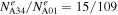 ${N}_{{\rm{A}}34}^{e}/{N}_{{\rm{A}}01}^{e}=15/109$