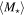 $\left\langle {M}_{\star }\right\rangle $