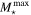 ${M}_{\star }^{{\rm{\max }}}$