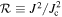 ${ \mathcal R }\equiv {J}^{2}/{J}_{{\rm{c}}}^{2}$
