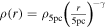 $\rho (r)={\rho }_{{\rm{5pc}}}{\left(\frac{r}{{\rm{5pc}}}\right)}^{-\gamma }$