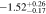 $-1.5{2}_{-0.17}^{+0.26}$
