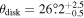 ${\theta }_{{\rm{disk}}}=26\mathop{.}\limits^{^\circ }{2}_{-0.5}^{+2.5}$