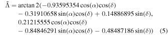 Equation (5)