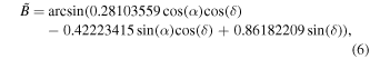 Equation (6)