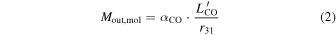 Equation (2)