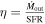 $\eta =\frac{{\dot{M}}_{{\rm{out}}}}{{\rm{SFR}}}$