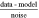 $\frac{{\rm{data}}\rm{-}{\rm{model}}}{{\rm{noise}}}$