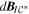 ${d}{{\boldsymbol{B}}}_{I{{ \mathcal C }}^{* }}$